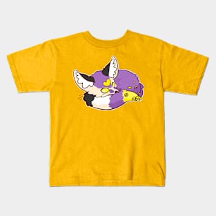 Enby Pride Fennec Fox Kids T-Shirt